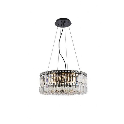 Elegant Lighting Maxime 12 - Light Chandelier in  Black
