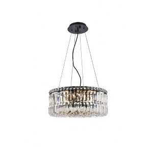 Elegant Lighting Maxime 12 - Light Chandelier in  Black - 1 of 3