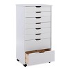 Cary 8 Drawer Rolling Storage Cart - Linon - image 3 of 4