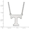 Black Bow Jewelry 10k White Gold Tennessee Volunteers NCAA Necklace 18 Inch - 2 of 4