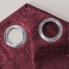 2pc Dainty Home Artistic 100% Blackout Grommet Curtain Panel Pair with 3D Lurex Texture - 3 of 4