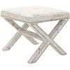 Palmer Ottoman With Silver Nailhead - MCR4589 - Safavieh - 3 of 4