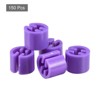Unique Bargains Fit 0.14 Inch Rod Clothes Hanger Color Coding Markers Blank Tags 150 Pcs - 3 of 4