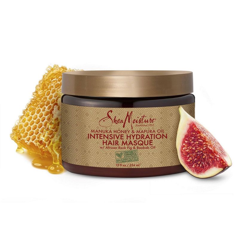 SheaMoisture Manuka Honey & Mafura Oil Intensive Hydration Hair Mask, 3 of 17