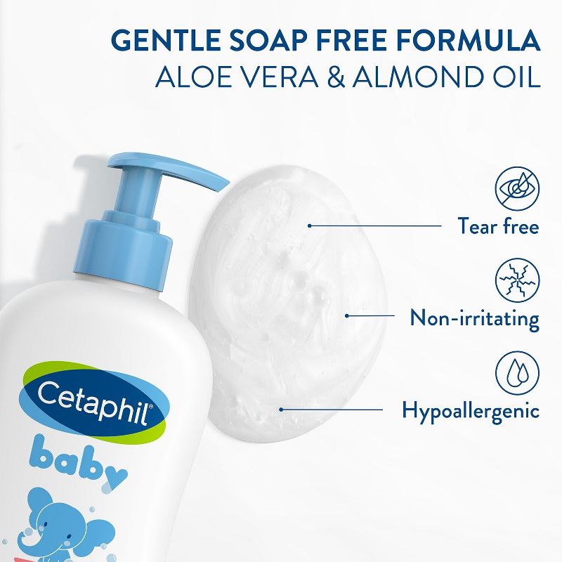 Cetaphil Baby Wash &#38; Shampoo - 7.8 fl oz, 4 of 7