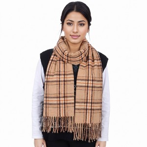 Anna-Kaci Classic Plaid Winter Scarf Soft Cashmere Feel Wrap Shawl ...