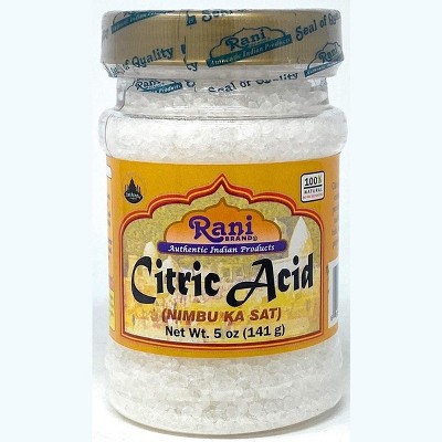 Rani Citric Acid (Limbu Ka Ful) 100gm (3.5oz) - Indian Spices