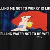 Women's - Disney - Ariel & Flounder Oversized Graphic T-Shirt - 2 of 4