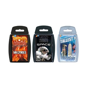 Top Trumps Bundle Card Game Bundle- Earth & Space Volcanoes, Space, Skyscrapers - 1 of 4