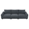 NicBex Sectional Sofa Modern Comfy Cloud Couch Set with Bluetooth Speaker, Drop Down Table, Cup Holders, USB Charger, Storage Armrest - 4 of 4
