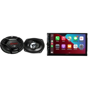 Jensen CAR723W 7" Touch Screen Multimedia Receiver with JVC CS-DR6941 Speakers - 1 of 3