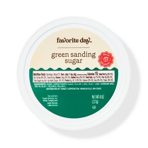 Christmas Green Sanding Sugar - 8oz - Favorite Day™ - 1 of 3