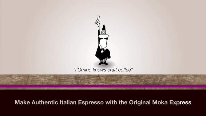 BIALETTI Moka 6 Cup Express Espresso Maker, 2 of 11, play video