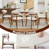 2pcs Wooden Dining Chairs,Modern Fabric Upholstered Dining Room Chair Kitchen Chairs,Farmhouse Dinner Chair for Kitchen - 4 of 4