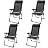 Dracelo 2 Pieces Portable Patio Folding Dining Chairs with Headrests Adjust - 2 of 4