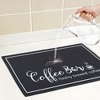 REGALWOVEN Large Diatomaceous Coffee Mat Quick Dry Dish Drying Mats for Kitchen Counter - 3 of 4