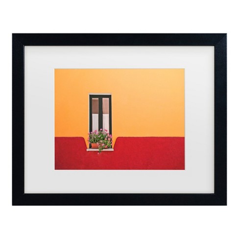 Trademark Fine Art - Rolf Endermann  Window Flower Matted Framed Art - image 1 of 4