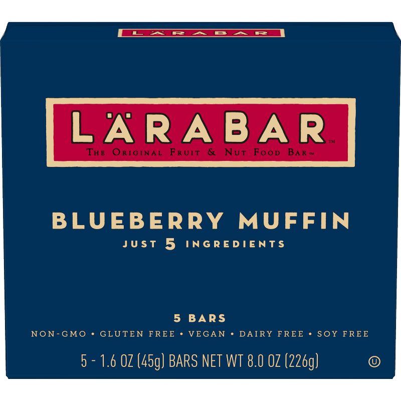 Larabar Blueberry Muffin Fruit And Nut Bar - 5ct, 3 of 5