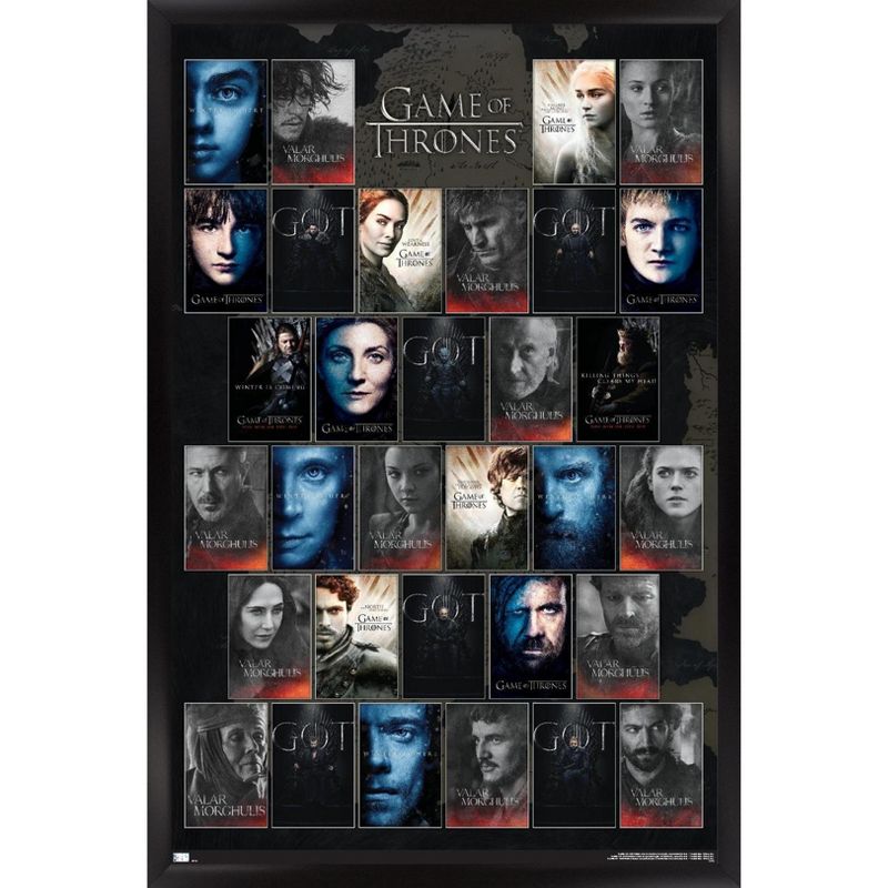 Trends International Game of Thrones - Grid Framed Wall Poster Prints, 1 of 7