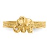 Black Bow Jewelry Elephant Toe Ring in 14 Karat Gold - 4 of 4