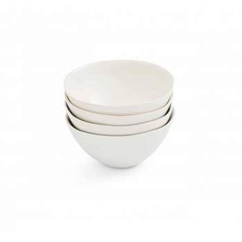 Portmeirion Sophie Conran Arbor All Purpose Bowl, 6 Inch, 4-Piece - Creamy White