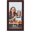 PosterPalooza | Photo Size Linear Brown Picture Frame - UV Acrylic, Foam Board Backing, Hanging Hardware - 2 of 4