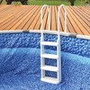 Main Access 200200 Easy Incline Above Ground In-Pool Swimming Pool Ladder w/ Mat - 4 of 4