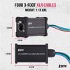 LyxPro 4-Channel XLR to Cat6 Ethercon Cable - Male & Female Connector - 2 of 4