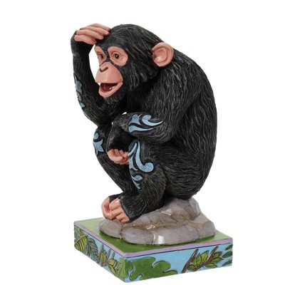 Jim Shore 5.75 In Chimpanzee Animal Planet Figurines