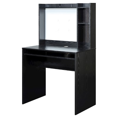 Student Desk with Magnetic Bulletin Board Black - Breighton Home