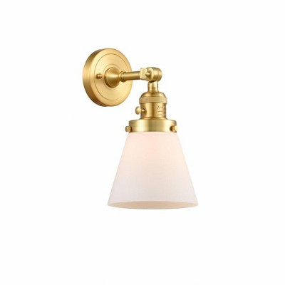Cone - 1 Light Wall Sconce In Industrial Style-10 Inches Tall and 6.25 Inches Wide