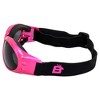 2 Pairs of Birdz Eyewear Eagle Safety Motorcycle Goggles with Smoke, Pink Mirror Lenses - 3 of 4