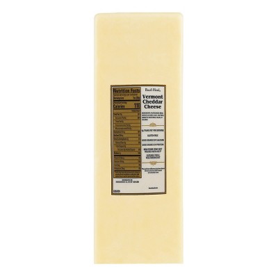 Boar's Head Vermont Cheddar Cheese - 5lbs - priced per lb