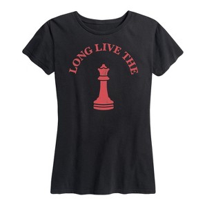 Women's - Instant Message - Long Live The Queen Short Sleeve Graphic T-Shirt - 1 of 4