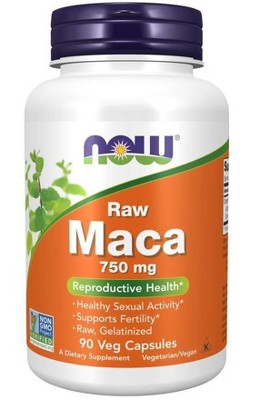 Maca 750 mg Raw by Now Foods  -  90 VegCap