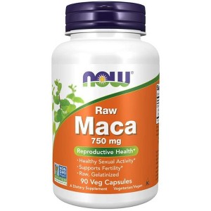 Maca 750 mg Raw by Now Foods  -  90 VegCap - 1 of 2
