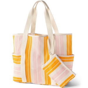 Lands' End Large Mesh Beach Tote - 1 of 4