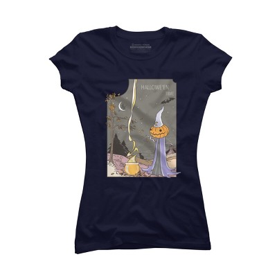 Junior's Design By Humans Halloween magic brewery By runcatrun T-Shirt