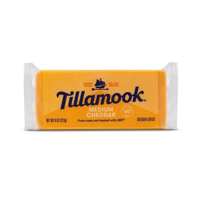 Tillamook Medium Cheddar Cheese Loaf - 8oz