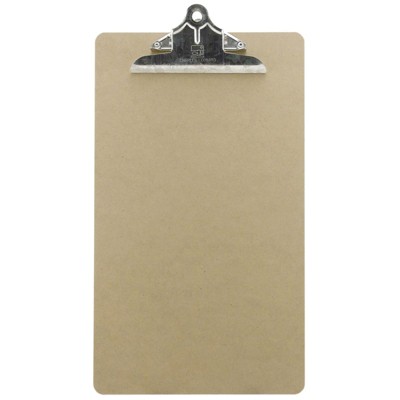 Charles Leonard Masonite Clipboard, Legal Size 9" x 15.5" (Pack of 10)