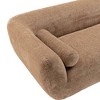 96.46" Ulka Contemporary Boucle Upholstered Sofa with Pillows - Manhattan Comfort - 4 of 4