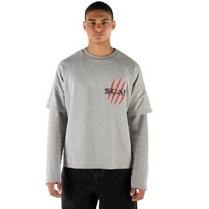 Disney 2fer Hangdown Long Sleeve T-Shirt Sizes (X-Small - 2XL) - 1 of 4