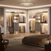 Aheaplus 20.2'' - 96'' Closet Organizer, DIY Closet System with Wood Storage Drawers and Hanging Rods - 3 of 4