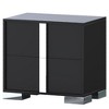 Kumasinova 2-Drawer Nightstand with Metal Handles, Modern Bedroom Storage Cabinet, Bedroom End Table, Dresser for Bedroom - 2 of 4
