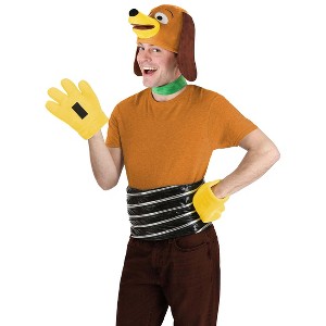 HalloweenCostumes.com One Size Fits Most   Adult Disney Pixar Toy Story Slinky Dog Halloween Costume Accessory Kit, Brown - 1 of 4