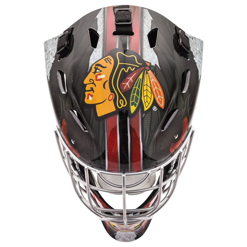 NHL Chicago Blackhawks Franklin Sports Goalie Helmet, 3 of 6