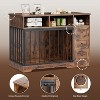 Nasitip 48''Dog Crate Furniture, Indoor Dog Kennel with Hidden Bowl, 3 Drawers, Decorative Pet Crate for Large Dogs - 3 of 4