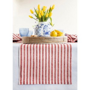 Solino Home Linen Amalfi Stripe Table Runner - 1 of 4