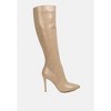 Indulgent High Heel Croc Calf Boots Women - 2 of 4