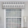 RLF Home Ele Banded 100% Cotton with Fully Lined 3" Rod Pocket Valnance for Windows 50" x 15" - 2 of 4